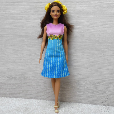 Barevné koktejlky pro Barbie oblečky pro barbie šatičky pro barbie oblečky pro panenku šaty pro barbie oblečky pro sběratele 