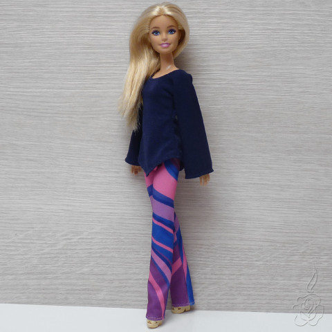 Kalhoty pro Barbie oblečky pro barbie kalhoty pro panenku kalhoty pro barbie oblečky pro sběratele 