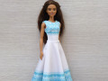 Dlouhé šaty pro Barbie