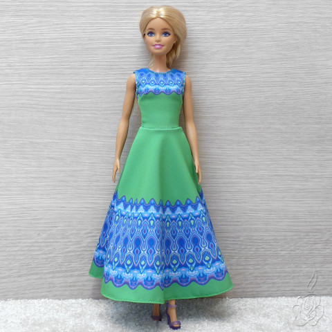 Dlouhé šaty pro Barbie oblečky pro barbie oblečky pro panenku šaty pro barbie dlouhé šaty pro barbie oblečky pro sběratele 