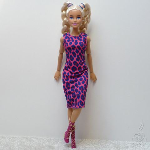 Leopardí šaty pro Barbie oblečky pro barbie šatičky pro barbie oblečky pro panenku šaty pro barbie oblečky pro sběratele 