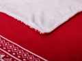 Teplá deka Norská 80x100cm, červená
