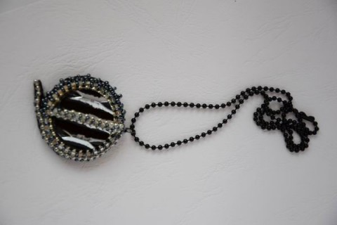 Černý buton - náhrdelník náhrdelník elegance černý buton 